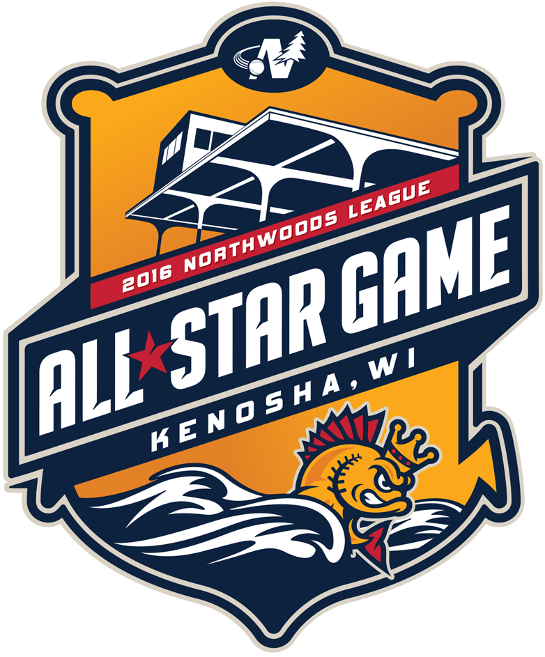 Northwoods League All-Star Game 2016 Primary Logo iron on heat transfer